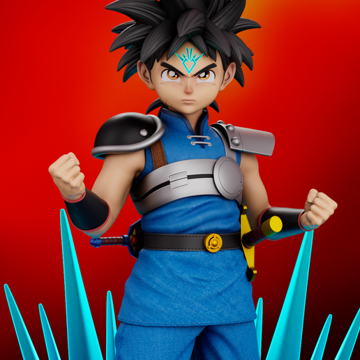 🐉 Dai - Dragon Quest・ STL File for 3D printing・Cults