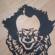 pennywise.jpg Pennywise IT the Clown as Stencil and 2d Wall Art