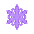 reiter20-var1.stl Snowflake growth simulation in BlocksCAD