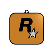 RK.png Rockstar Games Keychain