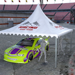TENT-1.png Download STL file TEND STAND RACE • 3D printing template, gigi_toys