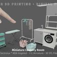 Miniature-Laundry-Room-3.jpg MINIATURE IKEA- and Electrolux-Inspired Laundry Room Miniature Furniture Collection | 11 Miniature Furniture Items