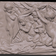 Bouchardon_Grenelle_Fountain_Winter.PNG Bouchardon Four Seasons Fountain Allegory of Winter Sculpture ( Cherub Cupid Baby )