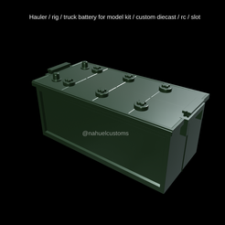 Proyecto-nuevo-2023-02-13T145554.136.png Fichier STL Batterie de camion pour kit de modélisme / custom diecast / rc / slot・Modèle imprimable en 3D à télécharger