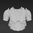 2WDPXo0Ph2.png Tactical Xeno Hunter Pauldrons - Multi-Layered Futuristic Sci-Fi Armor STL - Distressed Battle-Worn Shoulder Protection for Cosplay