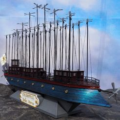 l'albatros 01.JPG Fichier STL gratuit l'albatros - Jules verne - livre robur le conquérant・Design pour imprimante 3D à télécharger