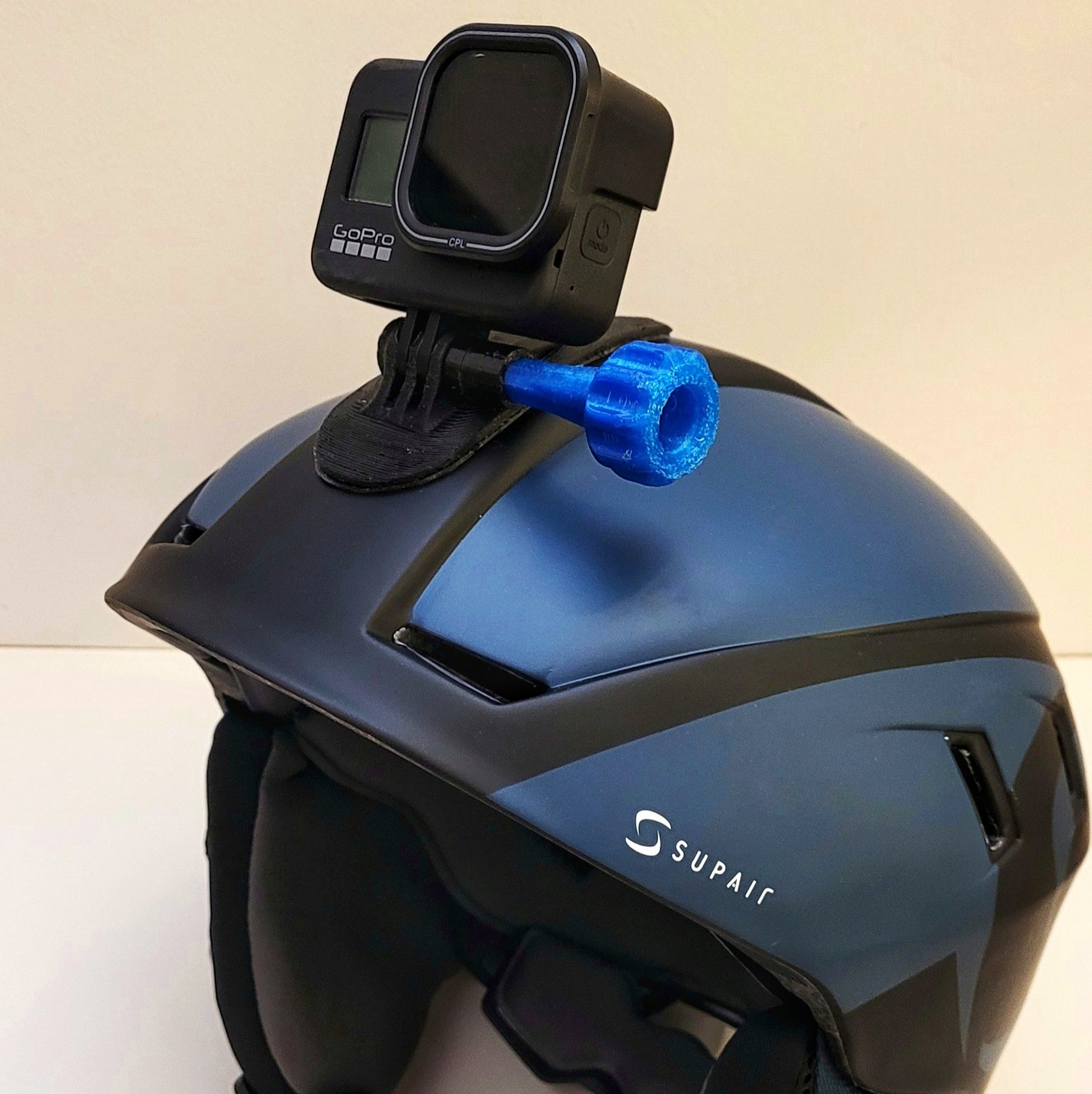 STL file Gopro helmet mount low profile・3D print model to download • Cults