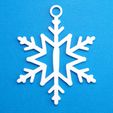 ISnowflakeInitialGiftTag3DImage.jpg Letter I - Snowflake Initial Gift Tag Ornament