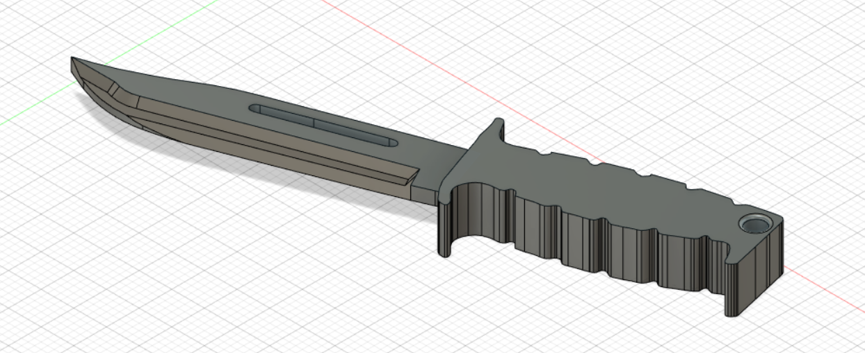 Download STL file Keychain knife • 3D printing object • Cults