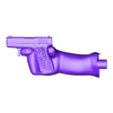 PM3D_Cube3D1_SubTool3.stl The Lucky Rob Cat with Glock 3D print model