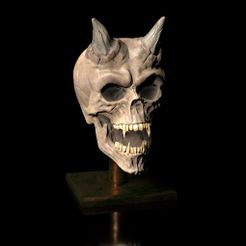 Shop7.jpg Vampire Skull- STL-3D- Print-model -High-Polygon