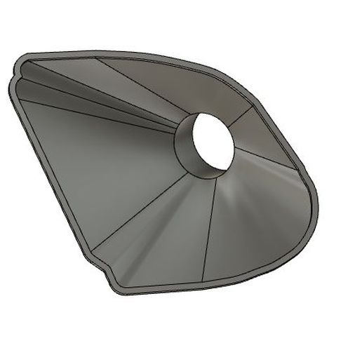 BMW 1 Series e81 e82 e87 e88 Brak Duct Airintake 50mm Performance Bumper 3D model