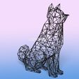 akita-7.jpg Akita Dog - Wire Art