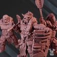 1111.jpg 3D file Vulture Ogres x3・Template to download and 3D print