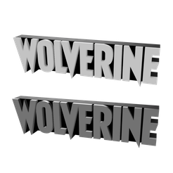 bitmap.png Fichier STL LOGO/SIGNE MULTICOLORE 3D - Wolverine (Jeu vidéo)・Design pour impression 3D à télécharger