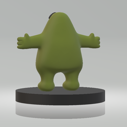 Hug Monster  Three-Eye Toy Creature | 3D Printable Model STL File for  3D printingCults