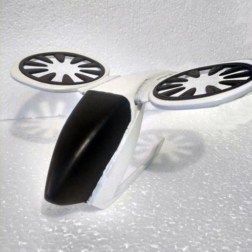 Futuristic aircraft DIY 3d model