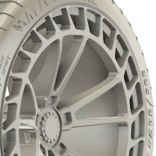 21x13-Avant-Garde-SRX01-wheels.png 1/24 20x10/21x13 Porsche 911 (992) GT3 RS Juego de ruedas- Advant Garde SRX01