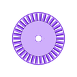 Turb-LP1-Rotor01.stl STL file Turbofan Engine, for Business Aircraft, Cutaway・3D print design to download