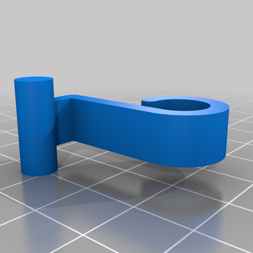 Canopy J-Hook for rollout Awning 3D model