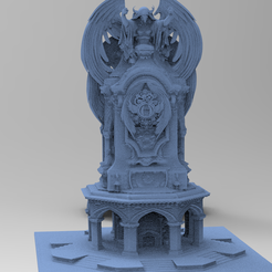untitled.2885.png OBJ file Steampunk Medieval Tower Halloween 3・3D printable model to download, aramar
