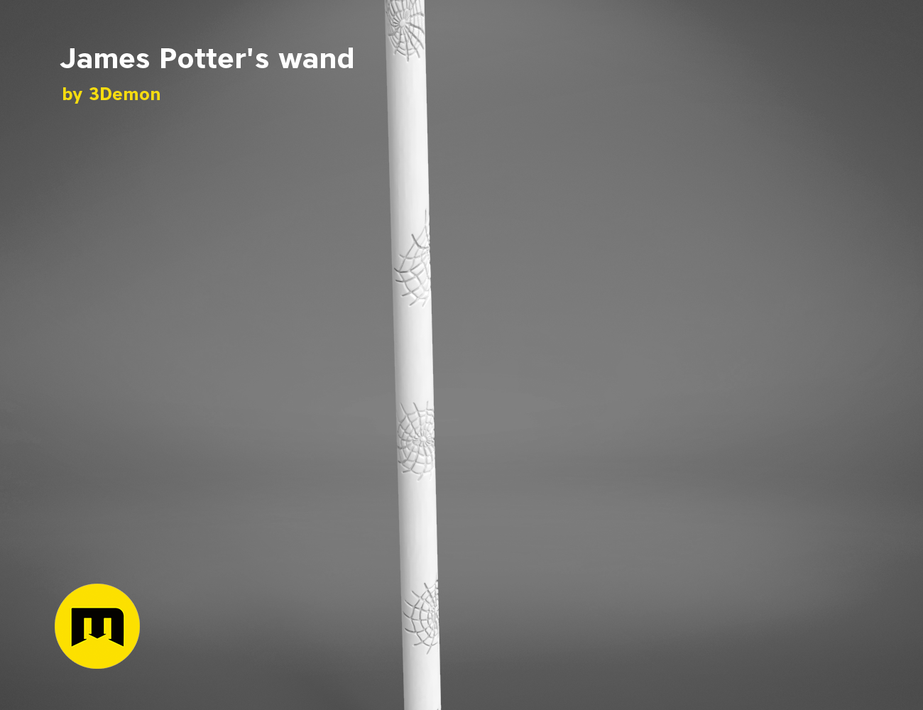 JAMES POTTER_WAND-detail2.534.png Fichier 3D Ensemble de baguettes Harry Potter 4・Objet pour impression 3D à télécharger, 3D-mon
