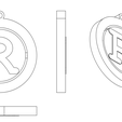 planol.png Key ring letter R