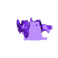 Bear skull top front.stl STL file Bear skull・3D printable model to download