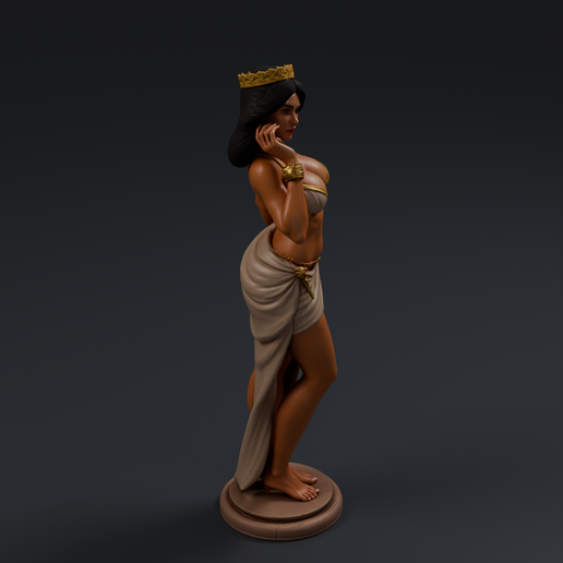 Goddess Figure 1 3D printable STL miniature