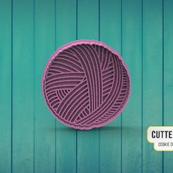 CUTTERDESIGN | COOKIE CUTTER MAKER Bola de Lana ball of wool Cookie cutter