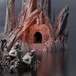 dante-infero-sea.3255.png Fichier OBJ La porte de l'Underworld de Dantes est remplie de corps.・Modèle imprimable en 3D à télécharger, aramar