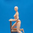 DSC_0024.jpg Datei 3D Articulated Poseable Female Figure・Design für 3D-Drucker zum herunterladen, RikkTheGaijin