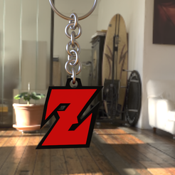 untitled.735.png Archivo STL keychain -- DRAON BALL Z -- logotipo Z -- model Nº5・Diseño para descargar y imprimir en 3D