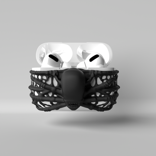 AirPods Pro エイリアンデザインケース付き 👽 Alien Xenomorph Airpods Pro 2 Case・ STL File for 3D printing
