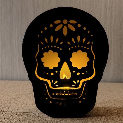 rea ea Máscara de la muerte tealight