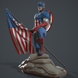 image_2021-03-24_11-42-11.png 3D file Captain America Statue・3D printer design to download