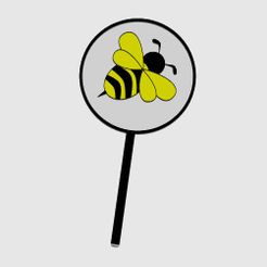 39-cts.jpg Fichier STL Garniture pour mini cupcake - Thème abeille・Design pour imprimante 3D à télécharger