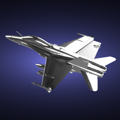 _F18_-render-3.png STL file F18・Model to download and 3D print
