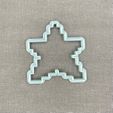IMG_6233.jpeg PIXEL super mario star power COOKIE CUTTER CLASSIC VIDEO GAME