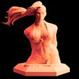 1a.jpg Street Fighter Laura Matsuda 3D Print Statue STL Files (Download files) figure digital pattern printing figurine Art