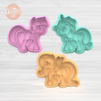 1.1321.png MY LITTLE PONY SET X6 + GIFT! Cutter with Stamp / Cookie Cutter