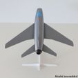 F100_07.jpg Static model kit inspired by an early supersonic combat aircraft