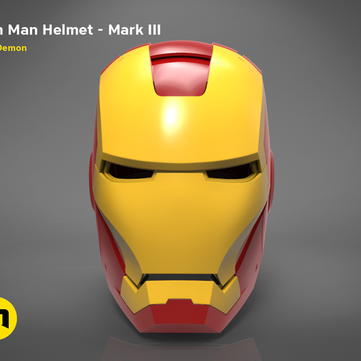 3d file ironman helmet mark iii 3d printable model to download cults