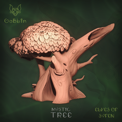 BF OD Ta M2STRC ELVES OF TREE SYREN 3D-Datei Mystischer Baum - Die Elfen von Syfen・3D-druckbares Modell zum Herunterladen, GoblinArtStudios