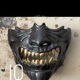 IMG_0925-E.jpeg Oni Mask 14 Demon Half Face