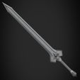DarkIronFrontalWire.jpg Genshin Impact Dark Iron Sword for Cosplay