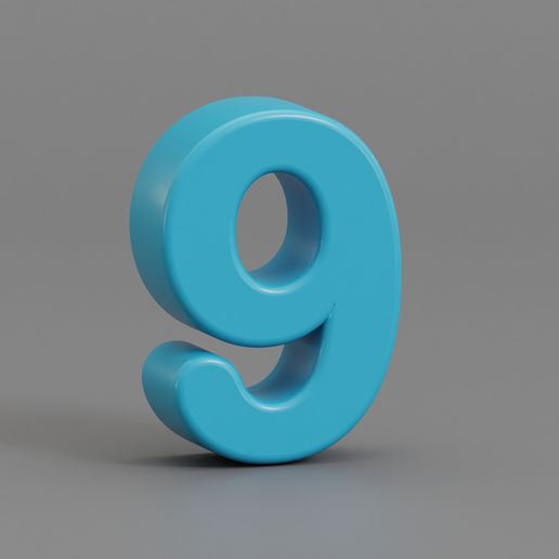 Number 9 Letter