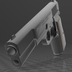 Browning Hi-Power-1.JPG Файл STL Browning Hi-Power・Дизайн 3D принтера для загрузки