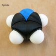 Pyrrole.jpg Space-filling molecular models:  Aromatic expansion set