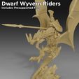 Wyvern-Store-Render0-Final.jpg Dwarf Stone Wyvern Riders - (Pre-supported included)